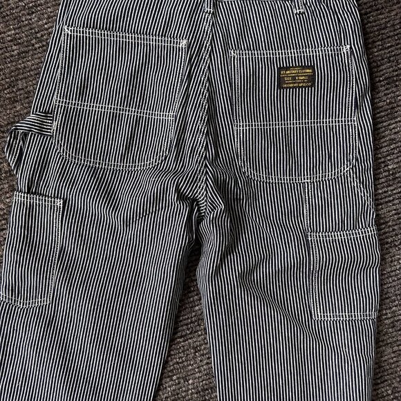 Size S - Men's Retro Casual Railway Pants - Picture 2 of 7